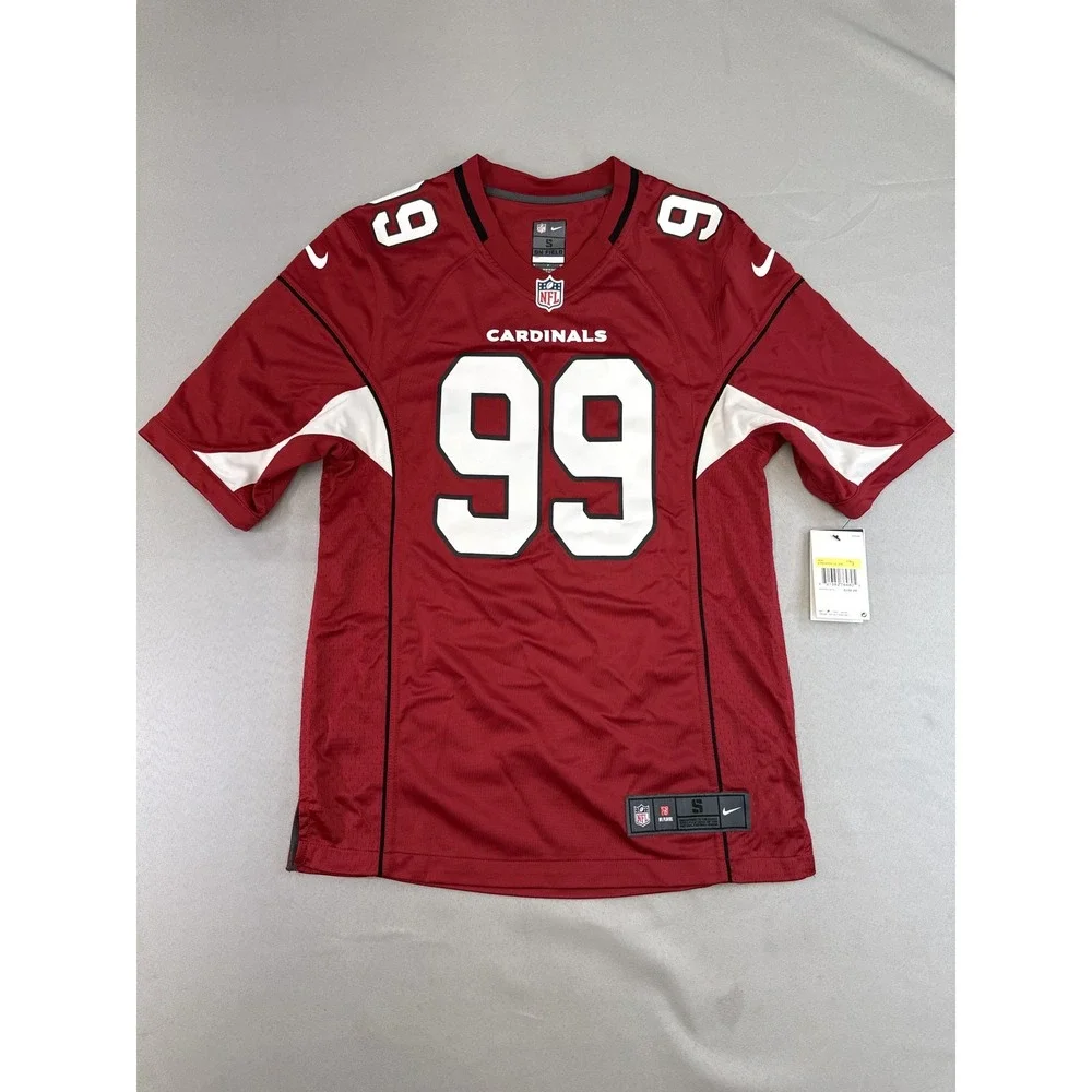 Nike NFL JJ Watt Arizona Cardinals Jersey Mens S Red Polyester Regular Fit